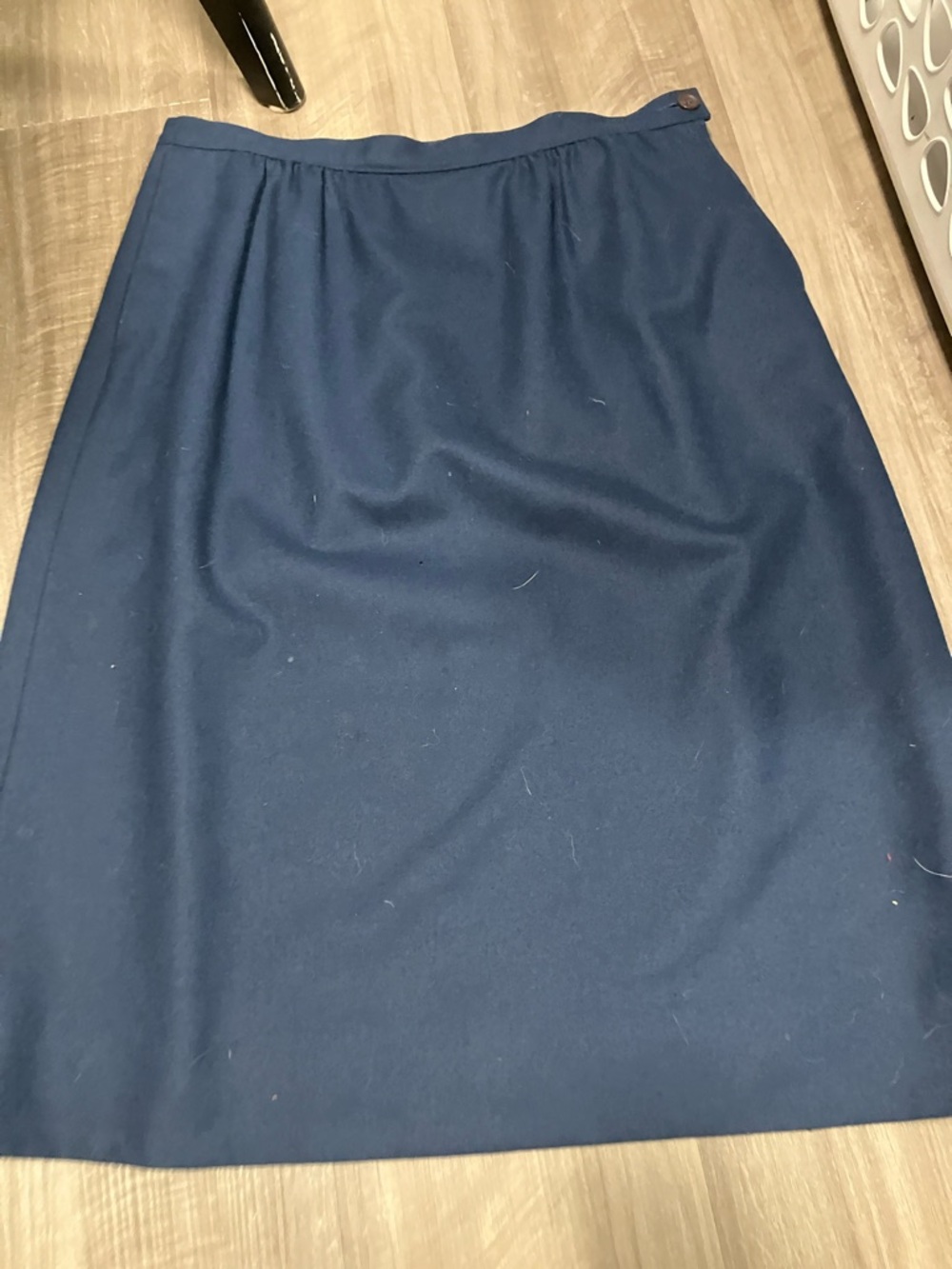 PendletonWool Skirt vintage size 10 navy blue